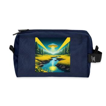OVNI - Trousse de toilette en tissu recyclé - marine - Devant
