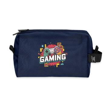 Gaming - Controller - Recycelte Kulturtasche - Navy - Vorne