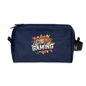Gaming - Controller - Recycelte Kulturtasche - Navy - Vorne