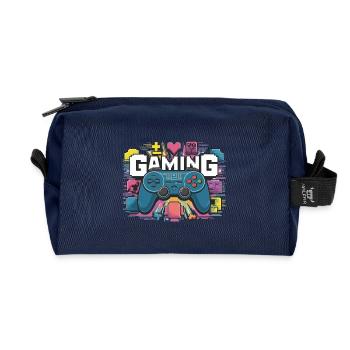Gaming - Controller - Recycelte Kulturtasche - Navy - Vorne
