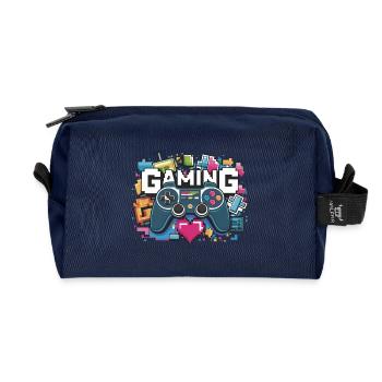 Gaming - Controller - Recycelte Kulturtasche - Navy - Vorne