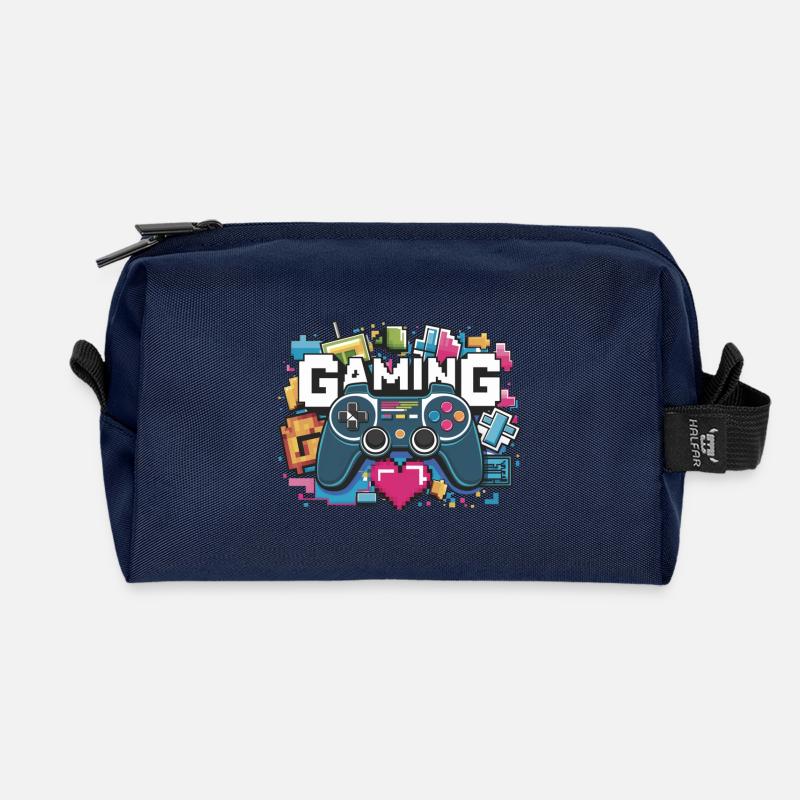 Gaming - Controller - Recycelte Kulturtasche - Navy