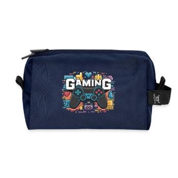 Gaming - Controller - Recycelte Kulturtasche - Navy - Vorne