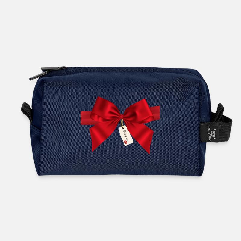 Unwrap me - Recycelte Kulturtasche - Navy