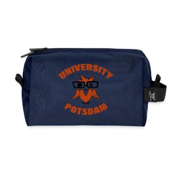 UNI POTSDAM - Recycled Toiletry Zip Bag - navy - Front