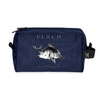 Perch Angler - Artificial lures for predatory fish - Recycled Toiletry Zip Bag - navy - Front