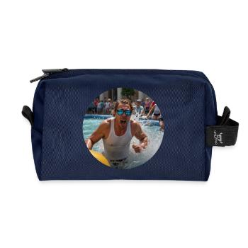 Malle Poolparty - Recycelte Kulturtasche - Navy - Vorne