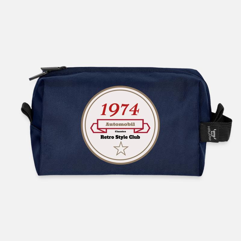 51_Motor_Club_-_RenkoDesign_1 - Recycelte Kulturtasche - Navy