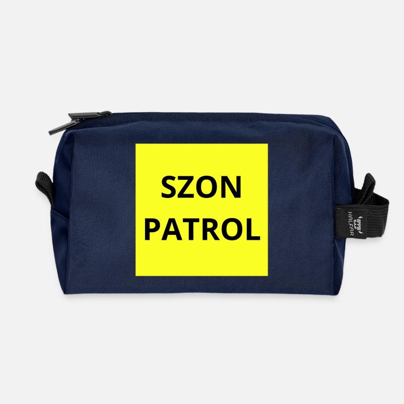 SZON_PATROL - Recycelte Kulturtasche - Navy