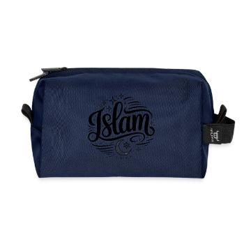 Islam - Religion Design - Recycelte Kulturtasche - Navy - Vorne