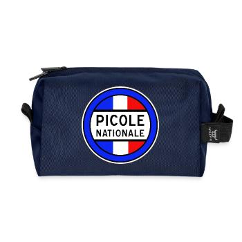 National Drinking Alley New Design - Recycled Toiletry Zip Bag - navy - Front