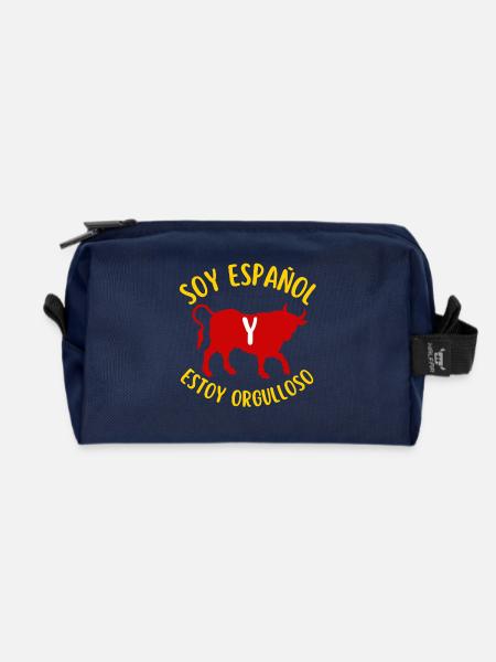 Spanisch und stolz darauf - Recycelte Kulturtasche - Navy