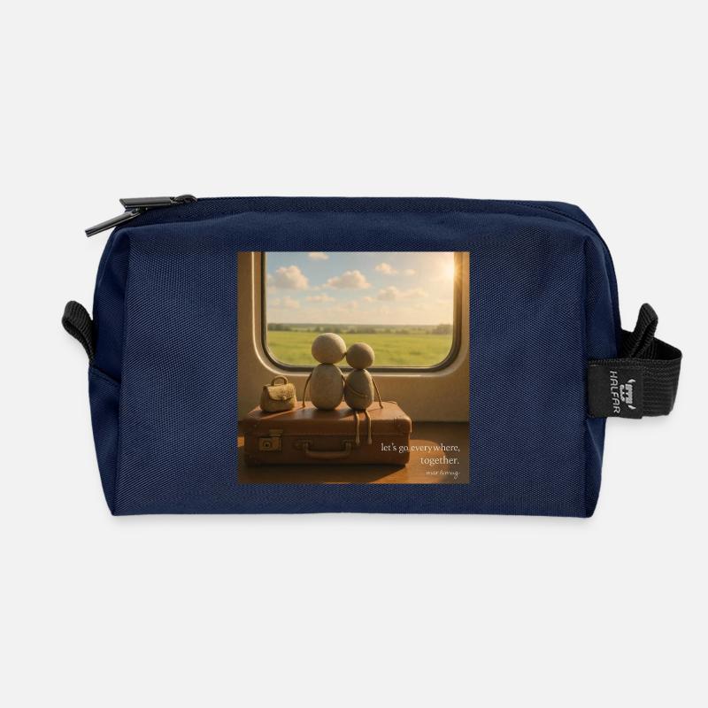 Railside Companions Reise-Set - Recycelte Kulturtasche - Navy