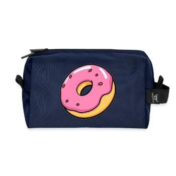 Doughnut - Recycled Toiletry Zip Bag - navy - Front