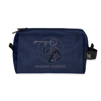 Madame Curious - Recycelte Kulturtasche - Navy - Vorne