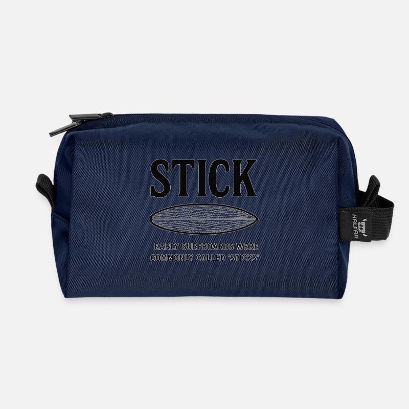 Frühe Surfboards Sticks - Recycelte Kulturtasche - Navy