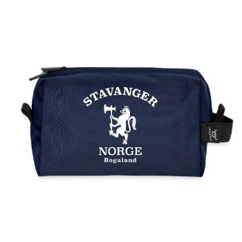 Stavanger, Norvège, Norvège, Norvège - Trousse de toilette en tissu recyclé - marine - Devant