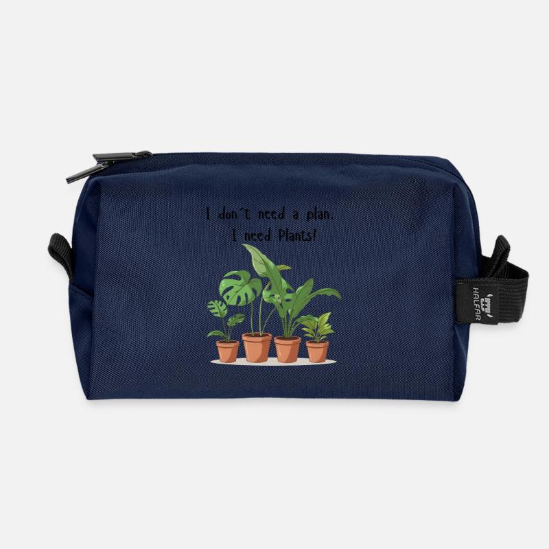 Plant Plans - Recycelte Kulturtasche - Navy