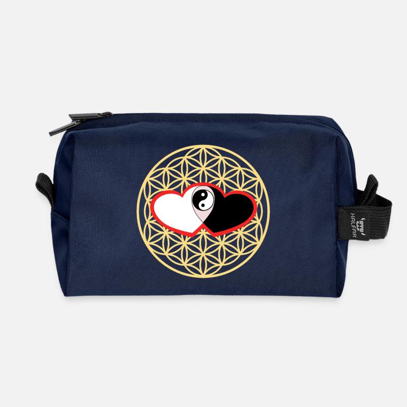 Bedingungslose Liebe - Recycelte Kulturtasche - Navy
