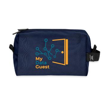 Mein Datengast - Recycelte Kulturtasche - Navy - Vorne