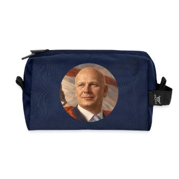 Wegnerrevolution - Recycelte Kulturtasche - Navy - Vorne