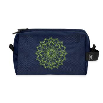 Mandala - Recycelte Kulturtasche - Navy - Vorne