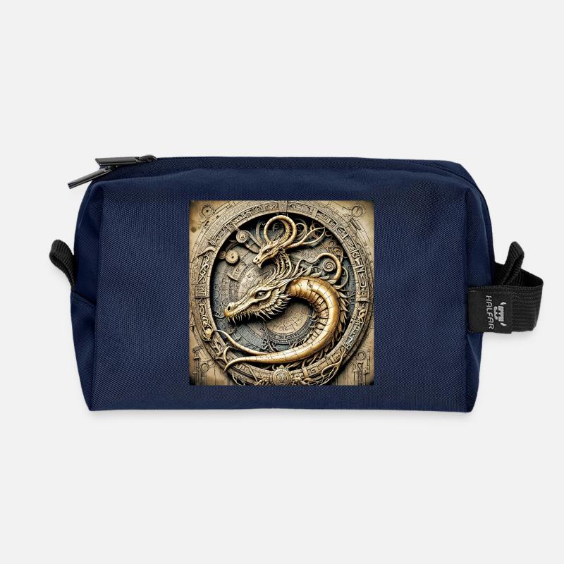 Ppatch 04 - Recycled Toiletry Zip Bag - navy
