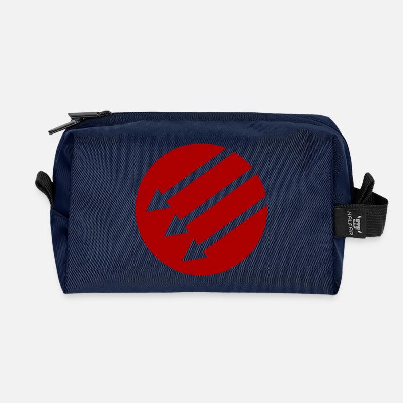 Front de fer / Front de l’Eiserne / Järnfronten - Trousse de toilette en tissu recyclé - marine