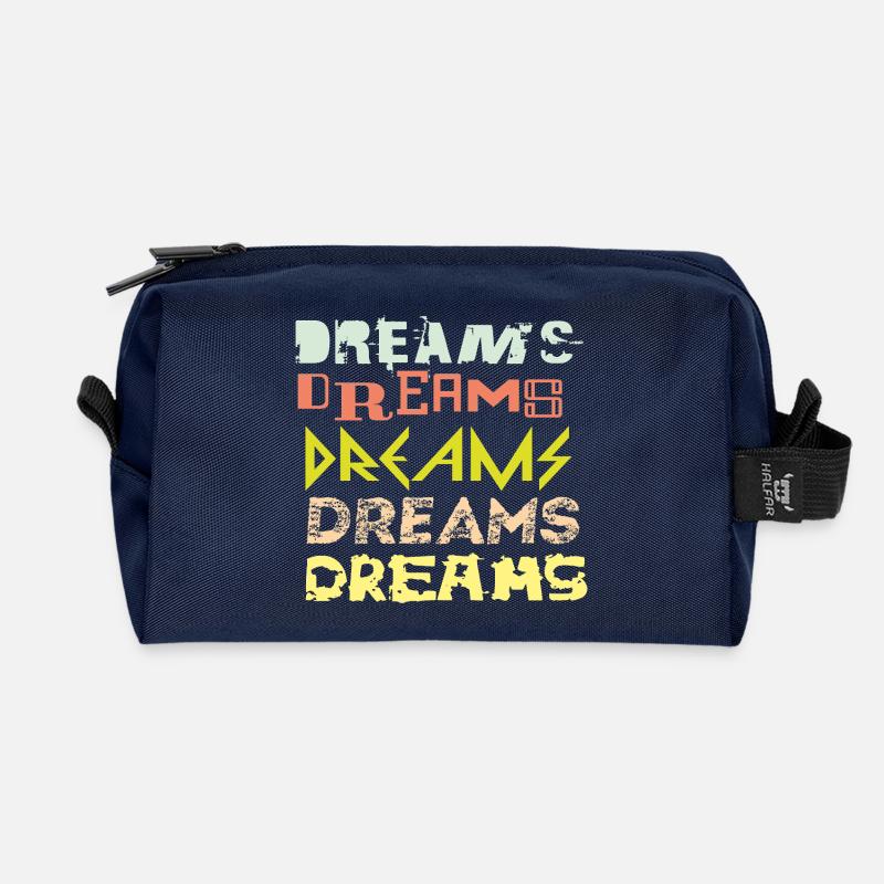 Dreams - Recycelte Kulturtasche - Navy