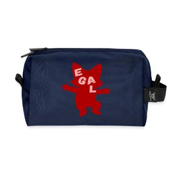 Fuchs Doesn't matter lightness - Recycled Toiletry Zip Bag - navy - Front