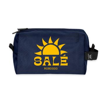 Salé Morocco Sun - Recycelte Kulturtasche - Navy - Vorne