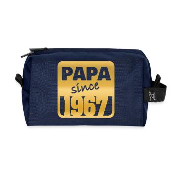 Jahrgang 1967 - Recycelte Kulturtasche - Navy - Vorne