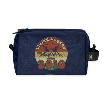 16th Birthday Living Legend since VIN 04/2010 - Recycled Toiletry Zip Bag - navy - Front
