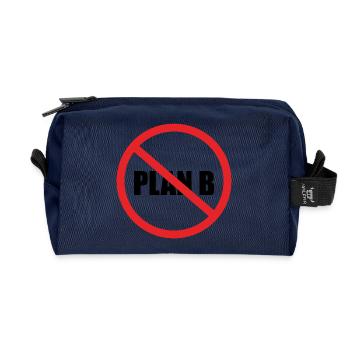 No Plan B - Recycelte Kulturtasche - Navy - Vorne