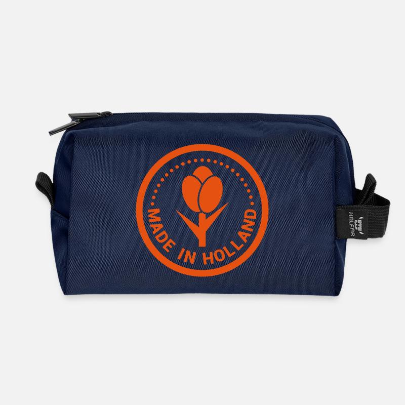 Hergestellt in Holland - Recycelte Kulturtasche - Navy