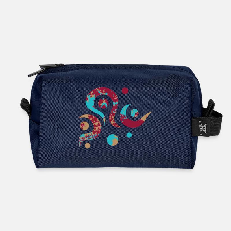 yoga-design_18 - Recycelte Kulturtasche - Navy