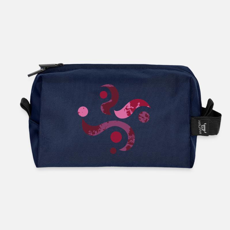 yoga-design_28 - Recycelte Kulturtasche - Navy