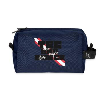 Plongeur technique de plongée sous-marine Tec & Wreck - Trousse de toilette en tissu recyclé - marine - Devant