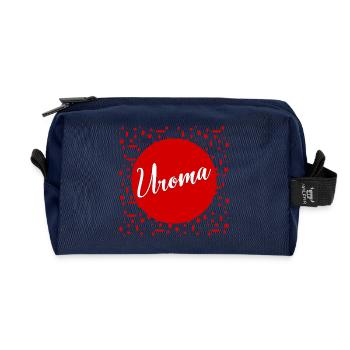 Baby Verkünden Uroma - Recycelte Kulturtasche - Navy - Vorne