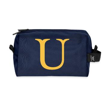 U - Recycled Toiletry Zip Bag - navy - Front