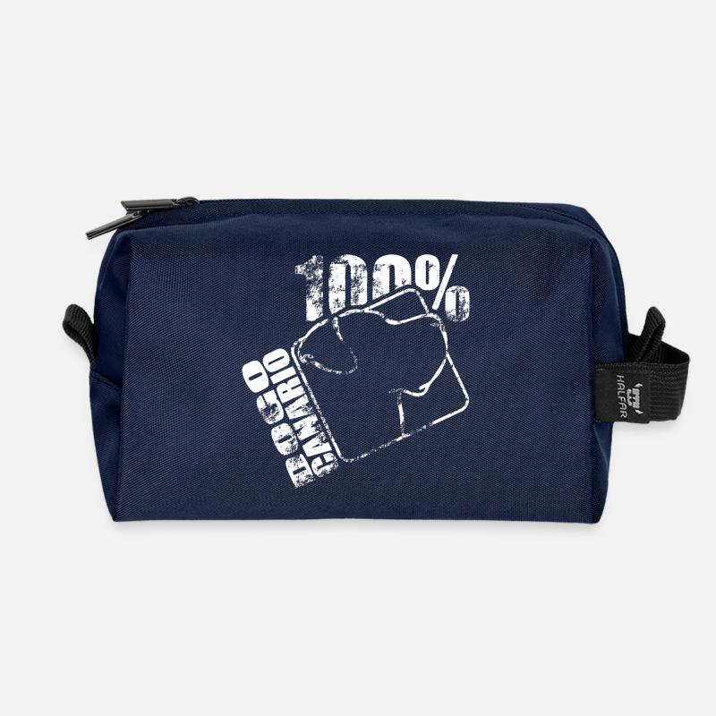 DOGO CANARIO 100 - Recycelte Kulturtasche - Navy
