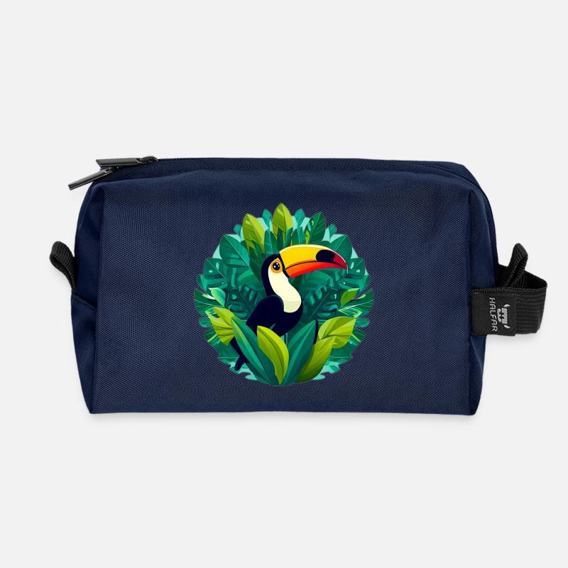 Tukan - Recycelte Kulturtasche - Navy