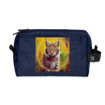 Magic Wildlife - Recycled Toiletry Zip Bag - navy - Front
