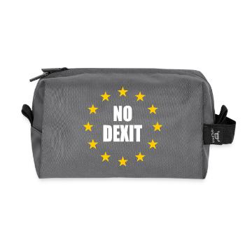 Pas de sortie - Trousse de toilette en tissu recyclé - anthracite - Devant