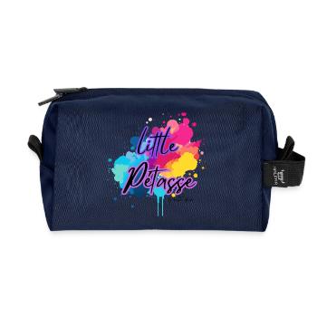 Kleine Pétasse - Recycelte Kulturtasche - Navy - Vorne