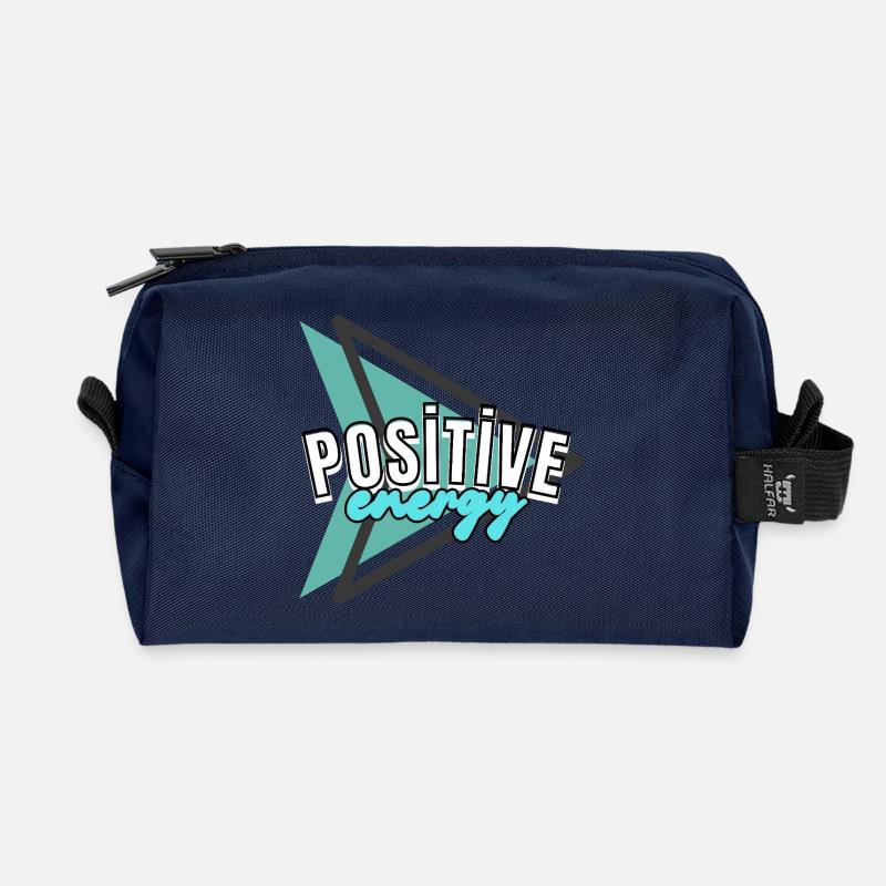 Positiver Energi - Recycelte Kulturtasche - Navy