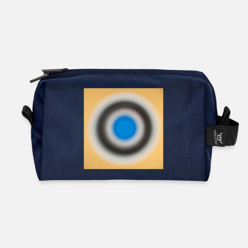 Yellow_001 - Recycelte Kulturtasche - Navy