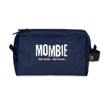MomBie mi-maman mi-zombie - Trousse de toilette en tissu recyclé - marine - Devant