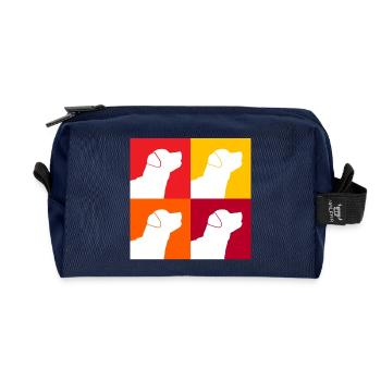 Labrador - Recycelte Kulturtasche - Navy - Vorne