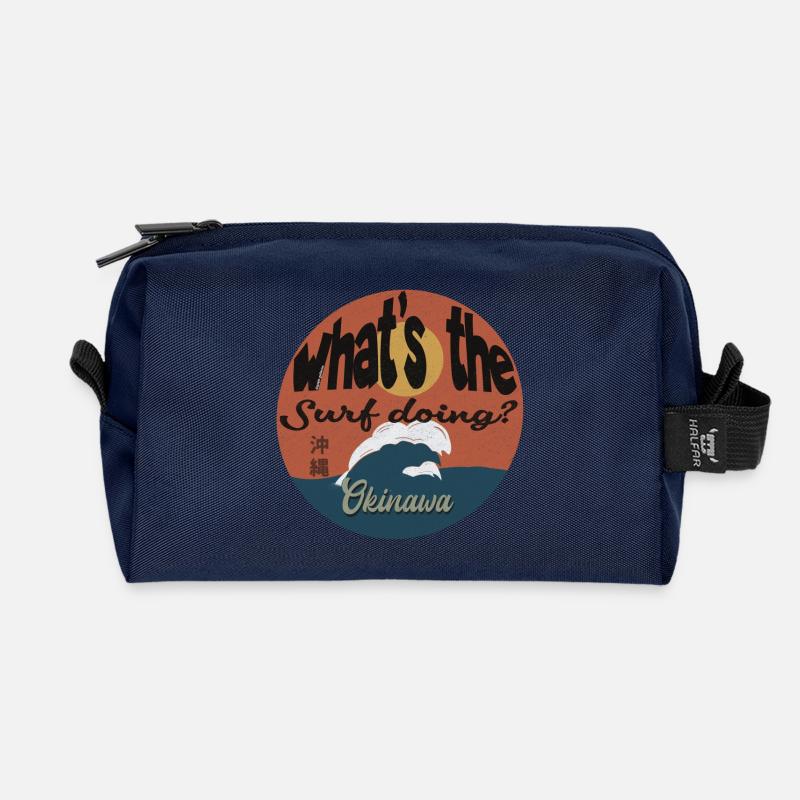 What’s The Surf Doing - Recycelte Kulturtasche - Navy